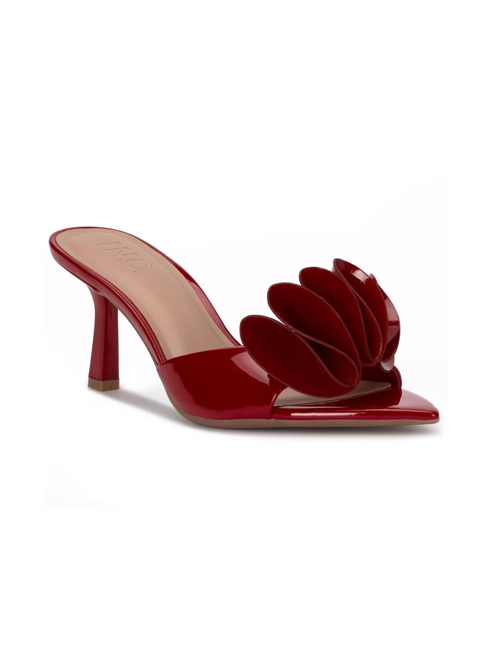I.N.C. International Concepts Womens Basaaria Sandals Red Ruffle 9M